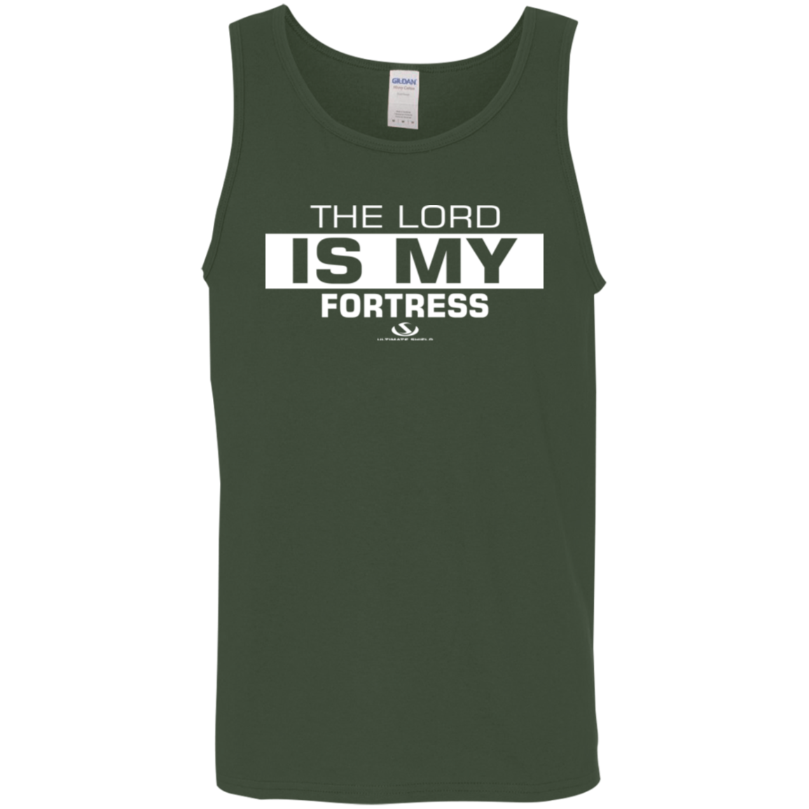THE LORD IS MY FORTRESS  Cotton Tank Top 5.3 oz.