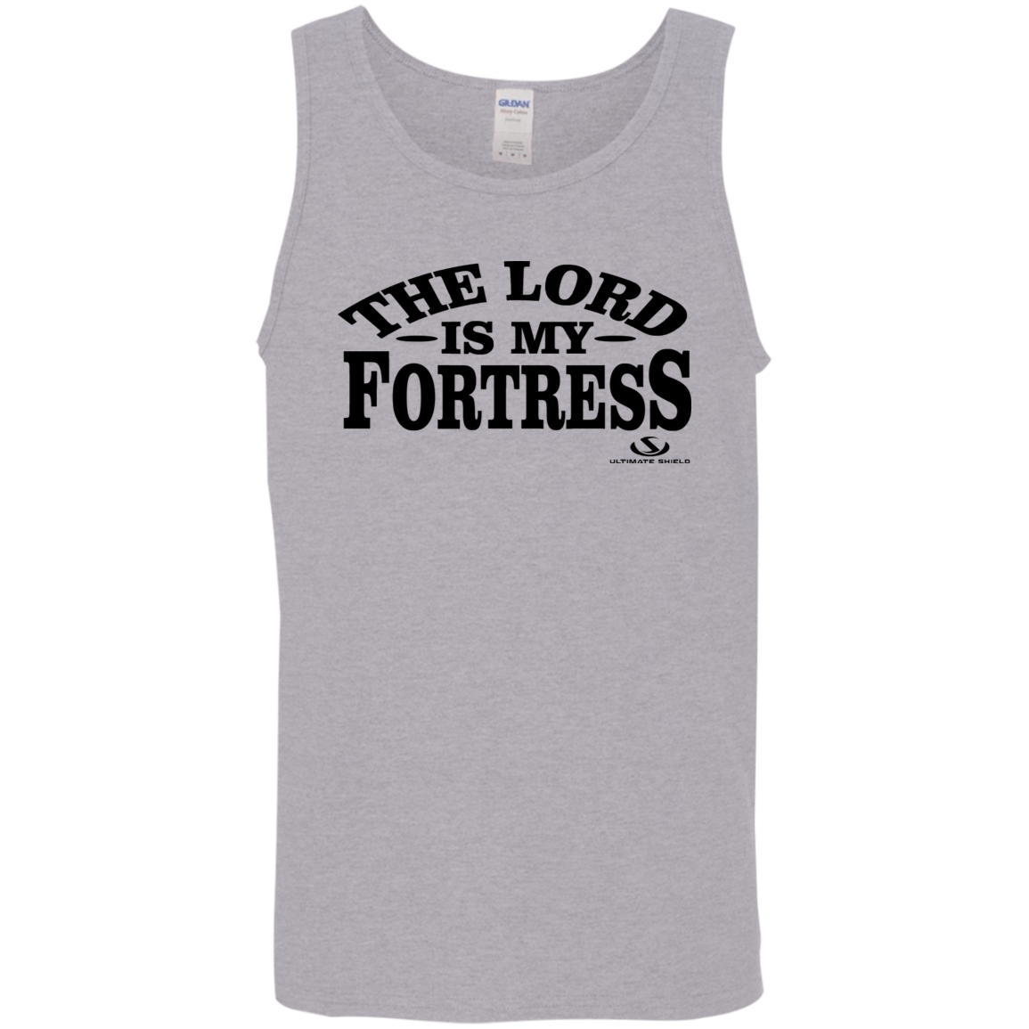 THE LORD IS MY FORTRESS  Cotton Tank Top 5.3 oz.