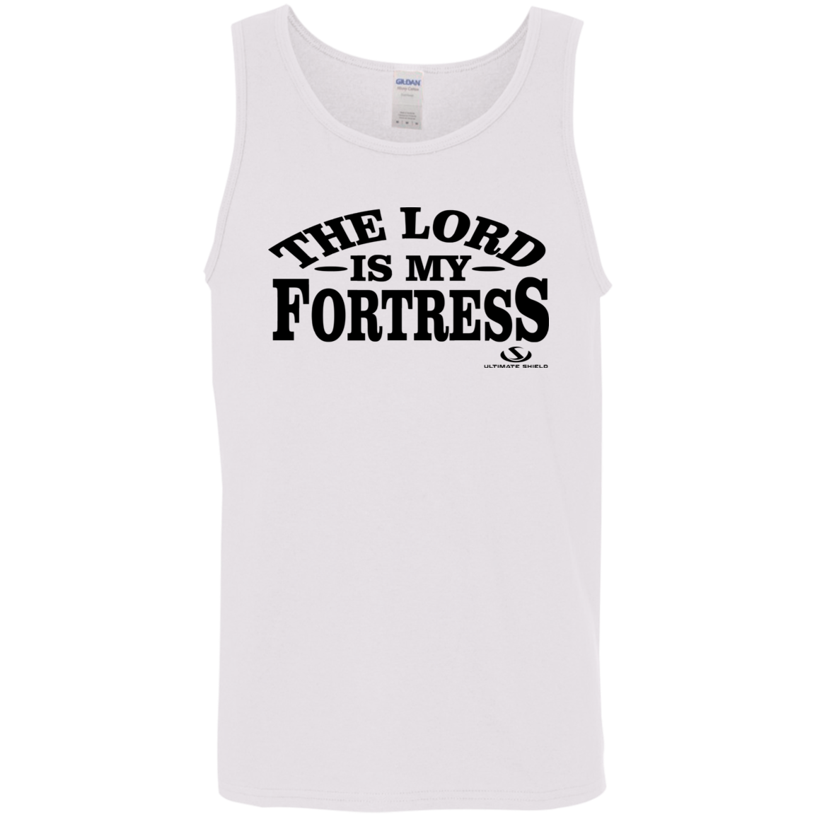 THE LORD IS MY FORTRESS  Cotton Tank Top 5.3 oz.