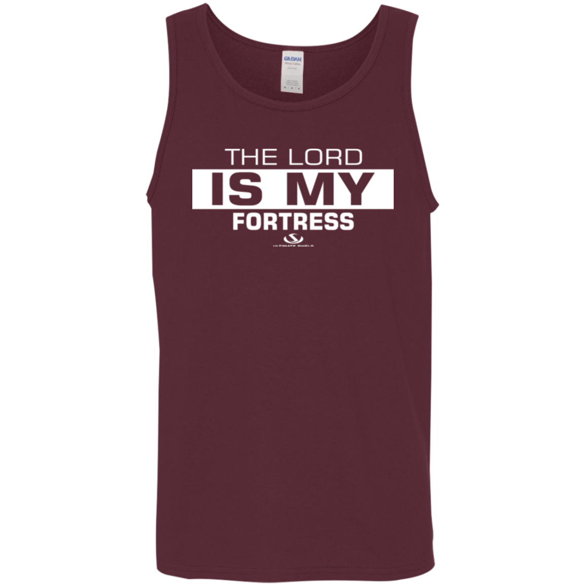 THE LORD IS MY FORTRESS  Cotton Tank Top 5.3 oz.