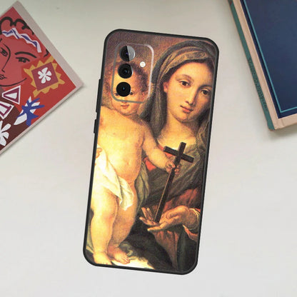 Virgin Mary of Hope Catholic Art Case For Samsung Galaxy A13 A53 A33 A23 A06 A56 A16 A36 A55 A35 A17 A54 A34 A14 A52 A32 A15