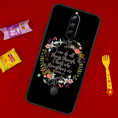 Bible Verse Philippians Jesus Christ Phone Case For ZTE Nubia Red Magic 11 Pro Plus 10 10S 9 9S 8 8S 6S 7S 6 7 Pro 10 Air Cover