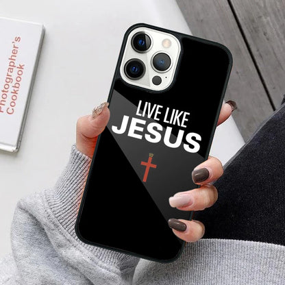 Bible Jesus Christ Christian Quote Phone Case For iPhone 17 Air 16 15 14 12 Pro Max Plus Magsafe Magnetic Wireless Cover