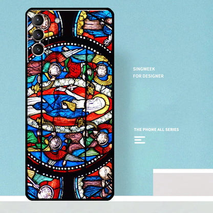 Virgin Mary of Hope Catholic Religious Art Case For Samsung Galaxy S25 Ultra S21 S22 S23 S24 Ultra S20 Plus S25 FE Phone Cover