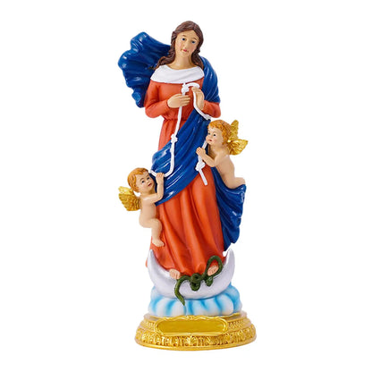 Resin Figures Mother Statue Decor Christmas Collectible Angel Sculpture