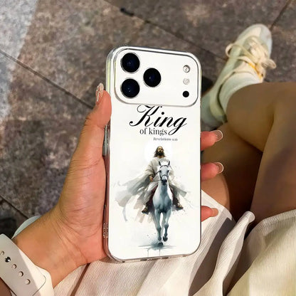 Verses Belief Jesus Bible For iPhone 16,13,12,11,17,14,15,Pro,Max,Plus,X,XS,XR,SE,Mini Transparent Soft silicone Case
