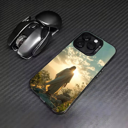 Faith C-Christian R-Religious Jesus Phone Case For iPhone 17, 16,15,14,13,12,11 Plus,Pro Max, Colorful Silver Funda Cover
