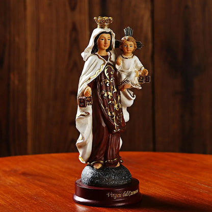 Religious Figurine Resin Virgin Mary Statue and Sculpture,Blessed Virgin Mary Statue,Our Lady of Lourdes Art Pieces Decoration