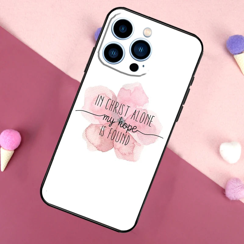 Bible Quotes Jesus God Phone Case For iPhone 17 Pro Max 17 Air 16E 13 12 Mini 15 14 Plus 11 16 Pro Max Back Cover