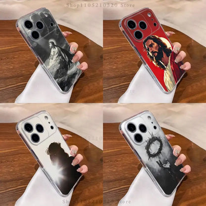 Belief Jesus Bible  Phone Case For iPhone 17,16,15,14,13,12,11 Pro,Max,Plus,XR,Mini,E Clear Full-coverage Soft Cover