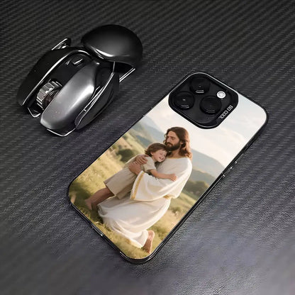Faith C-Christian R-Religious Jesus Phone Case For iPhone 17, 16,15,14,13,12,11 Plus,Pro Max, Colorful Silver Funda Cover
