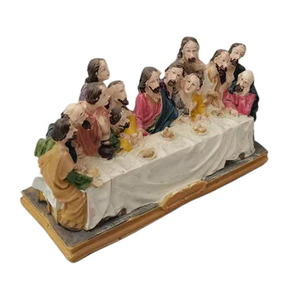 Collection Last Supper Statue Table Top Decoration Holy Religious Figurine House Home Office Car Decor,7"