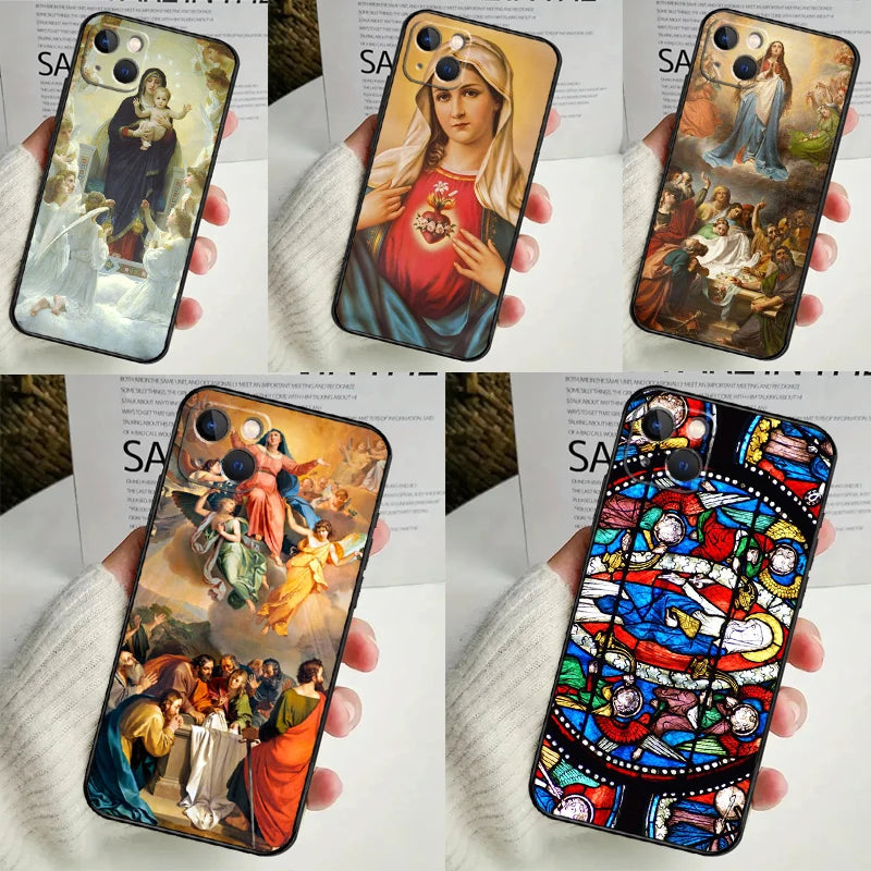 Virgin Mary of Hope Catholic Art Case For Samsung Galaxy A13 A53 A33 A23 A06 A56 A16 A36 A55 A35 A17 A54 A34 A14 A52 A32 A15