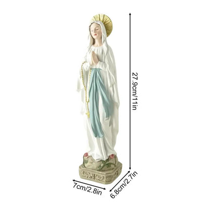 Virgin Mary Statue Religious Sculpture Decoration Desktop Catholic Mary Figurines For Home Wedding Church Display School