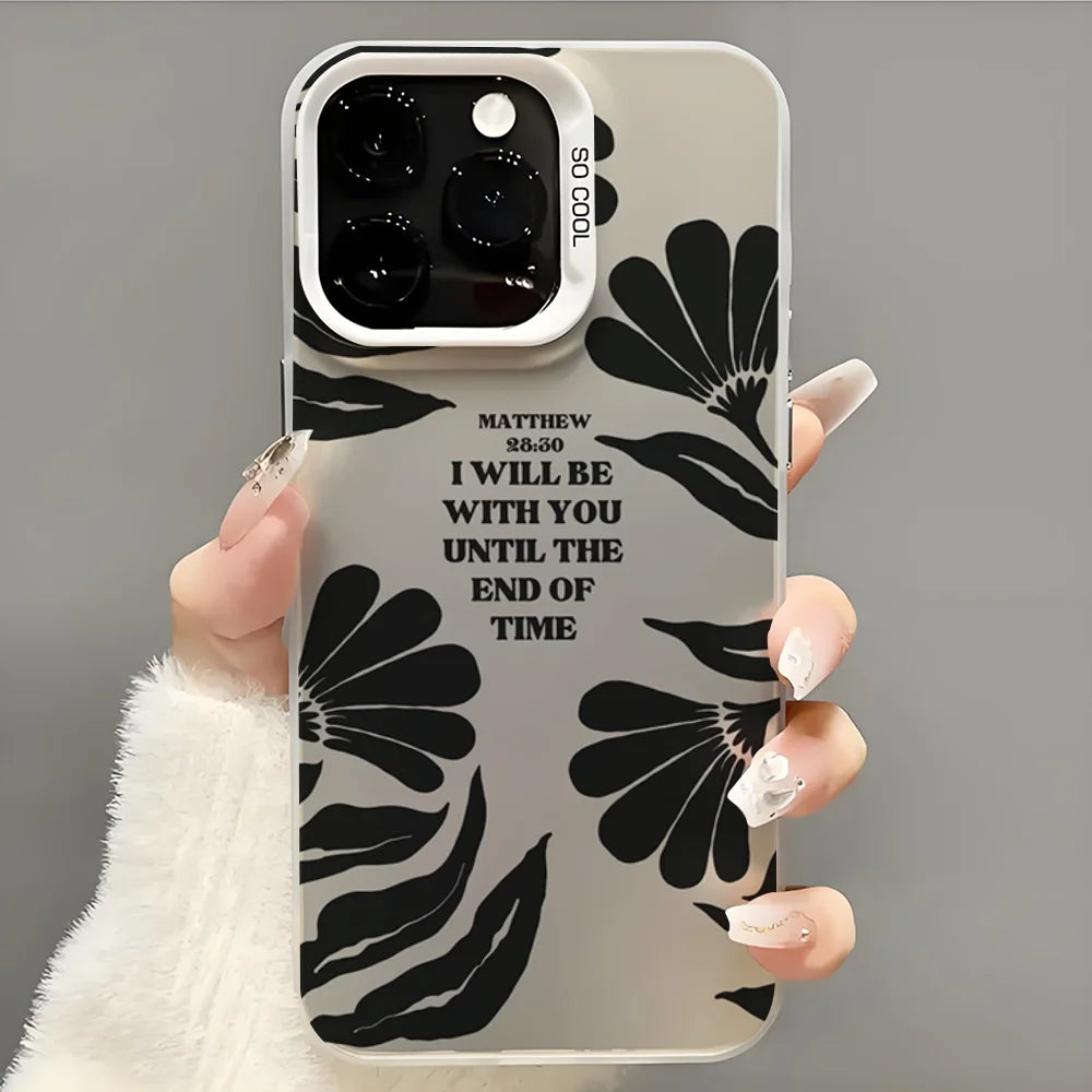 Bible Verse Jesus Christ Phone Case  Phone Case For iPhone 14 16 15 11 12 13 Pro Max Mini Plus Shockproof Cover