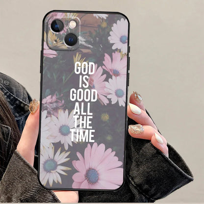Bible Jesus Christ Christian Quotes Phone Case For iPhone 17 Pro Max 11 14 15 16 Pro Max 12 13 mini 16 Plus 16e 17 Air Cover