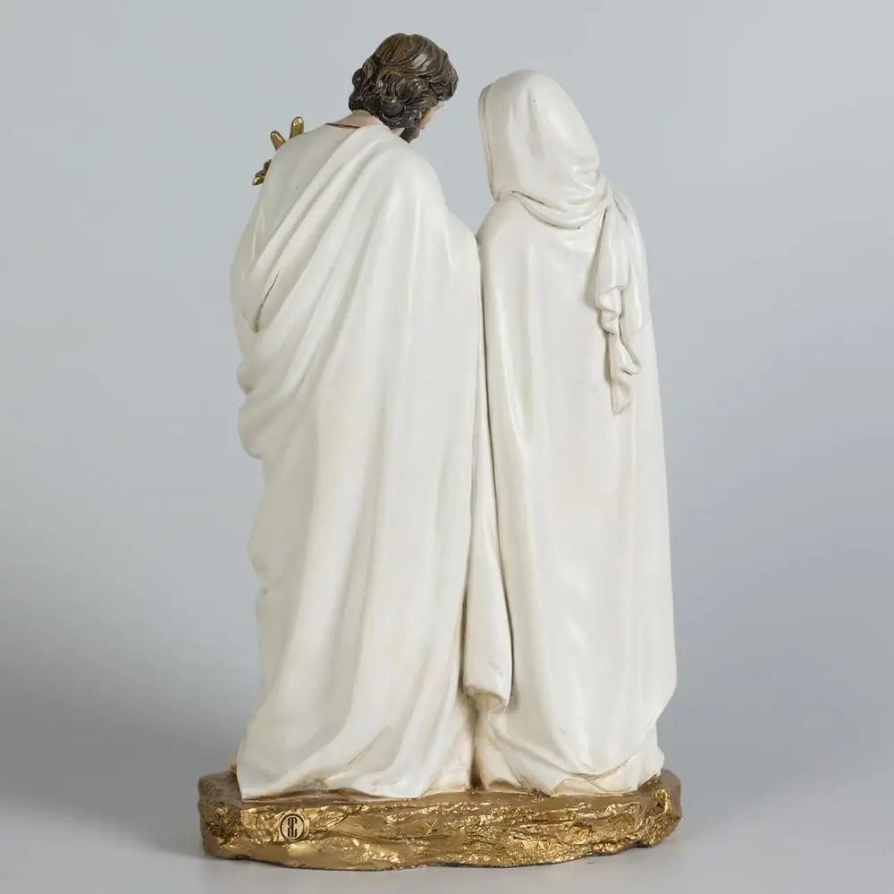 12 Handcrafted Holy Family Nativity, Jesus, Mary, Joseph, Purity & Grace, Home Decor Sculpture