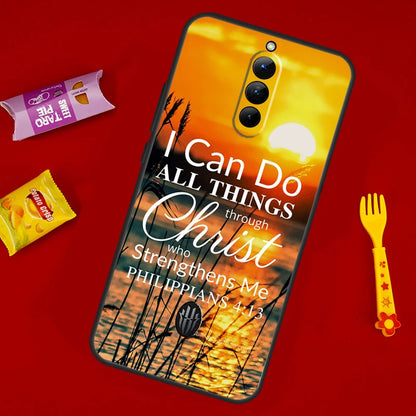 Bible Verse Philippians Jesus Christ Phone Case For ZTE Nubia Red Magic 11 Pro Plus 10 10S 9 9S 8 8S 6S 7S 6 7 Pro 10 Air Cover