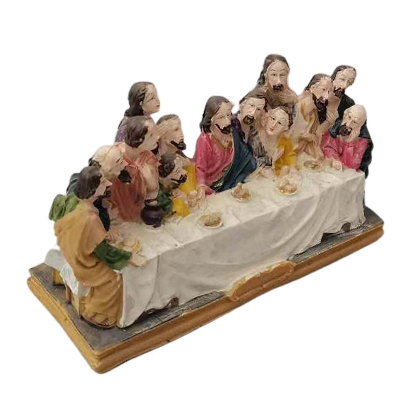 Collection Last Supper Statue Table Top Decoration Holy Religious Figurine House Home Office Car Decor,7"