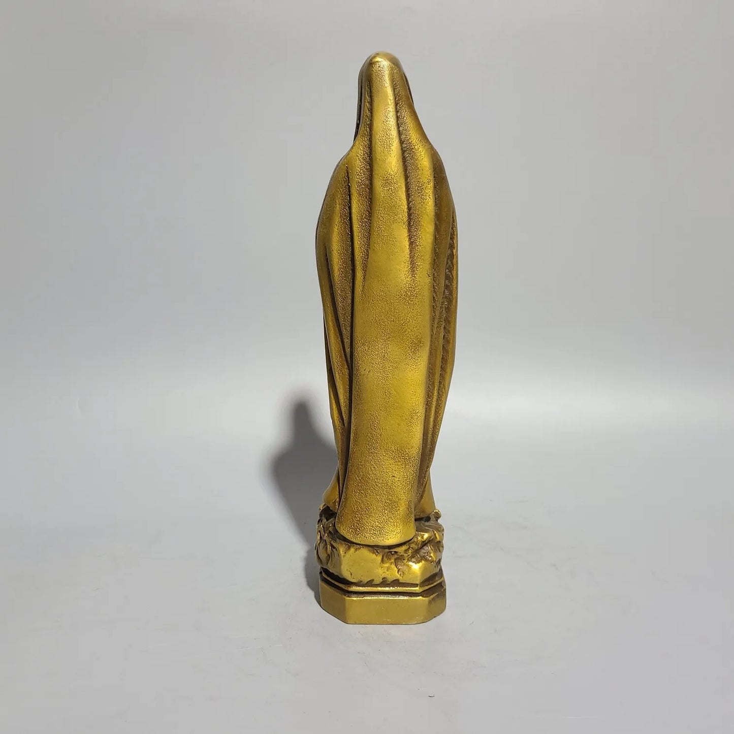 Catholic Mary Goddess Statue Madonna Virgin Mary Ornament Statue Jesus Brass Home Decor Christmas Ornament Gift