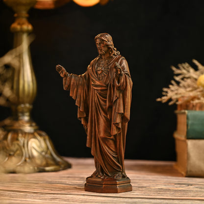 Crafts YS statue ornaments office accessories decorations cross-border creative handmade solid wood carving