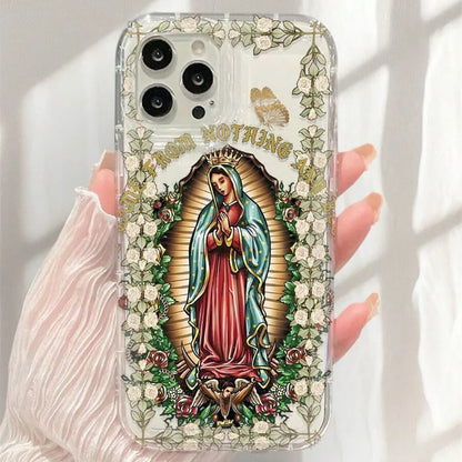 Saint Jesus Print Clear Phone Case For IPhone 16 16E 15 14 13 11 12 Pro Max X XS XR 7 8 16 Plus SE2020 Shockproof Soft TPU Cover
