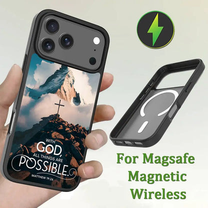 Verses Belief Jesus Bible Phone For iPhone 17,12,11,16,15,13,14,Pro,Max,Plus,Mini, For Magsafe,Magnetic Wireless Charging Case