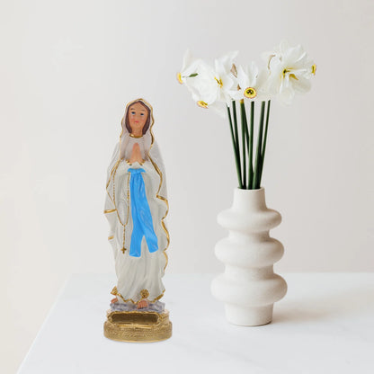 Virgin Mary Statue Resin Decorative Ornament Religious Decor Desktop Catholic Church Adornment Church Decoration